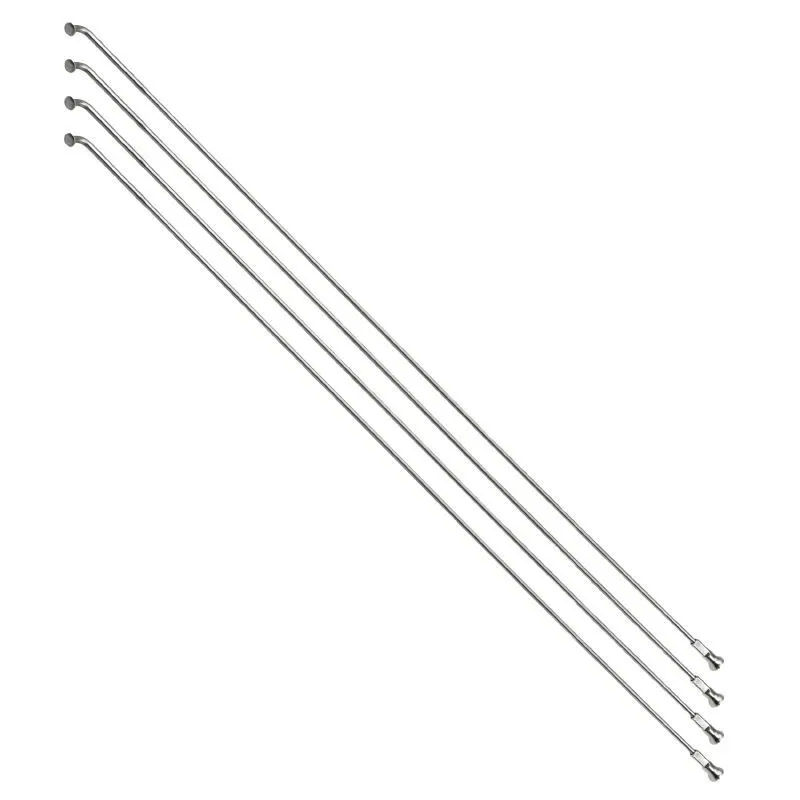 P2R Verstärkte Edelstahl-Speiche mit abgewinkeltem Kopf mit Muttern 245 Unisex, silber, 2.3 x 245mm P2R Verstärkte Edelstahl-Speiche mit abgewinkeltem Kopf mit Muttern 245 Unisex, silber, 2.3 x 245mm