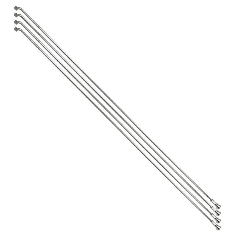 P2R Verstärkte Edelstahl-Speiche mit abgewinkeltem Kopf mit Muttern 305 Unisex, silber, 2.3 x 305mm