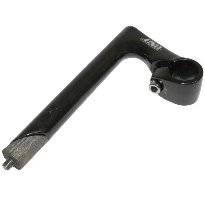 P2R Vorbau Straße mit Plunger Unisex, schwarz, Ø22.2 x 80mm P2R Vorbau Straße mit Plunger Unisex, schwarz, Ø22.2 x 80mm
