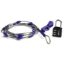 Pacsafe Wrapsafe Cable Lock Schloss, Purple / black / silver