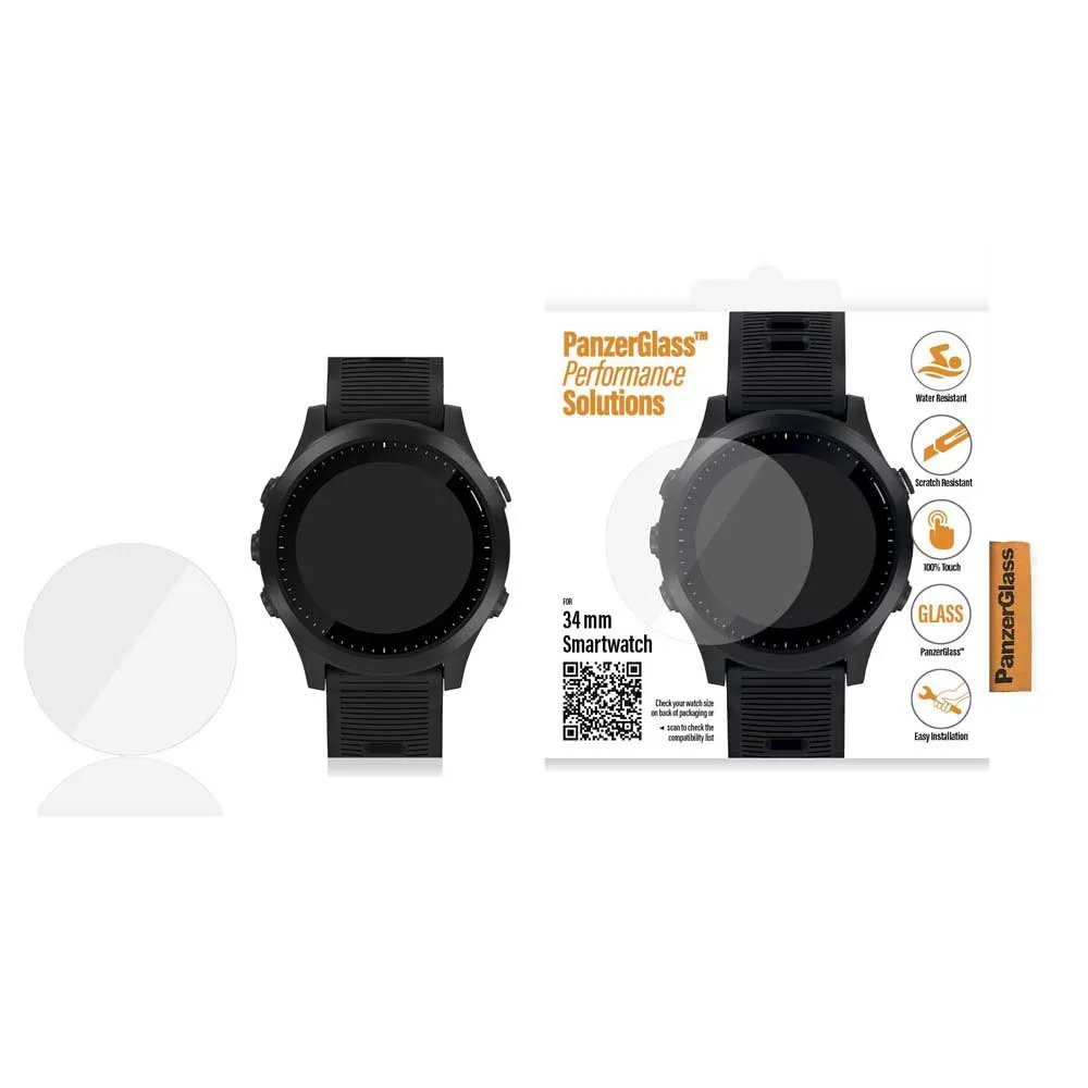 PanzerGlass Smartwatch 34 Mm Garmin Forerunner 645 Displayschutzfolie, Black, One Size PanzerGlass Smartwatch 34 Mm Garmin Forerunner 645 Displayschutzfolie, Black, One Size