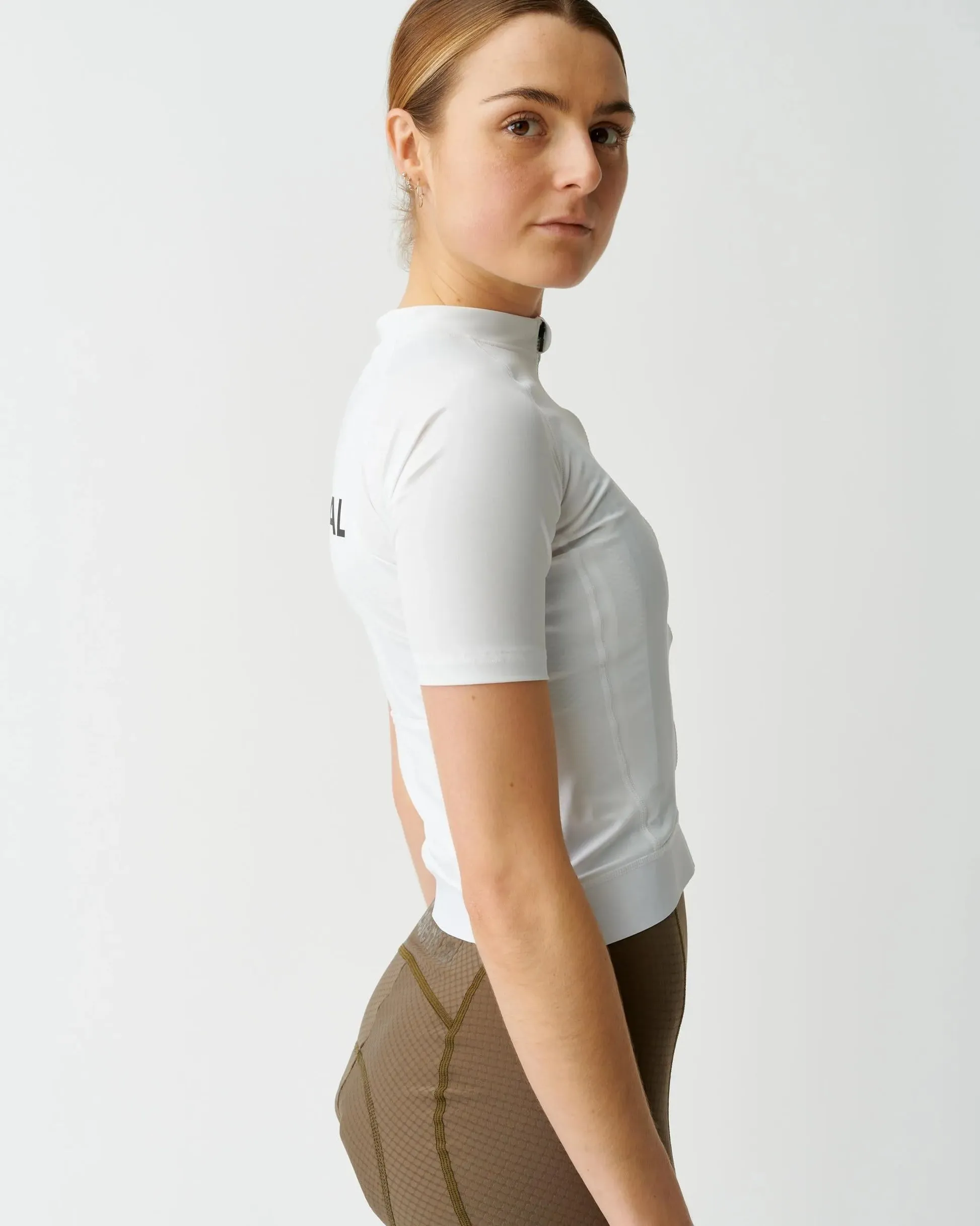 Pas Normal Studios Damen Essential Trikot, Off weiß