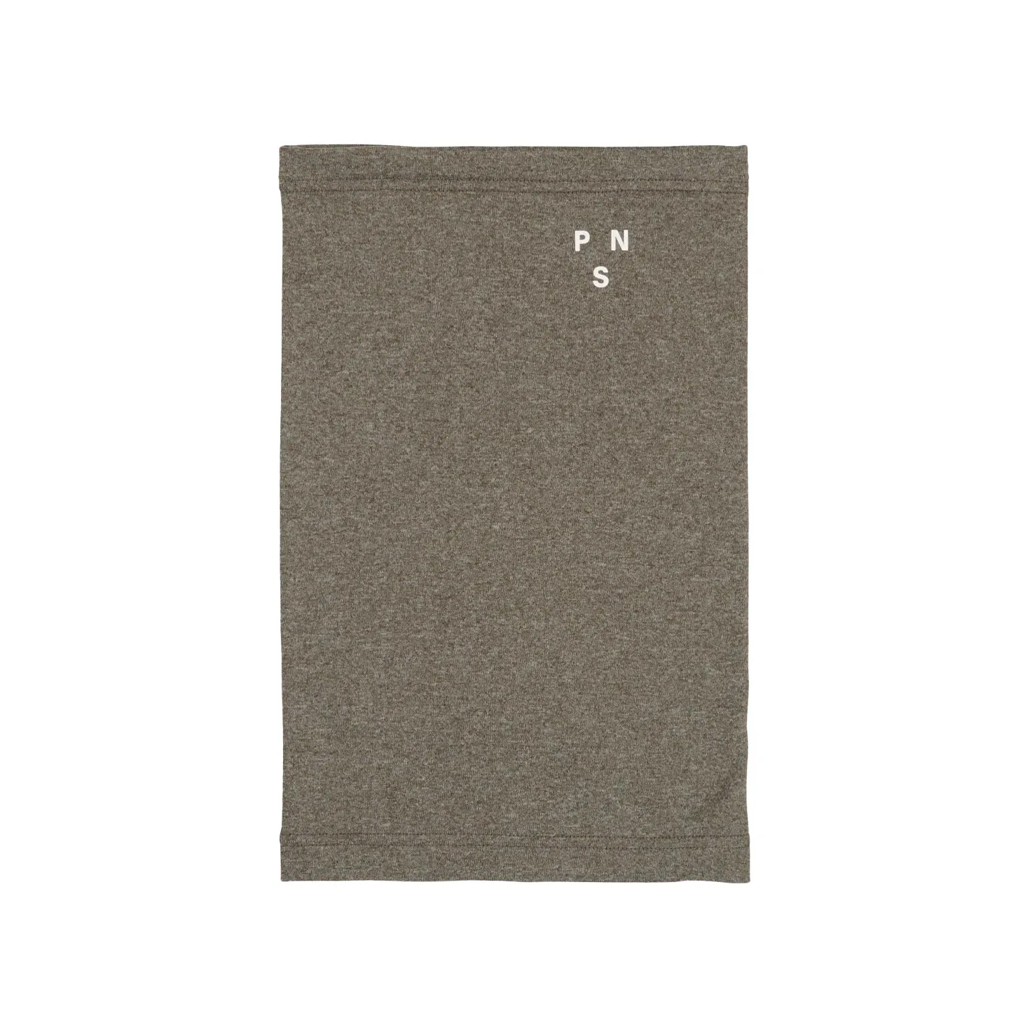 Pas Normal Studios Logo Thermal Neck Tube, Dark stone