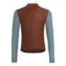 Mahogany/dusty teal