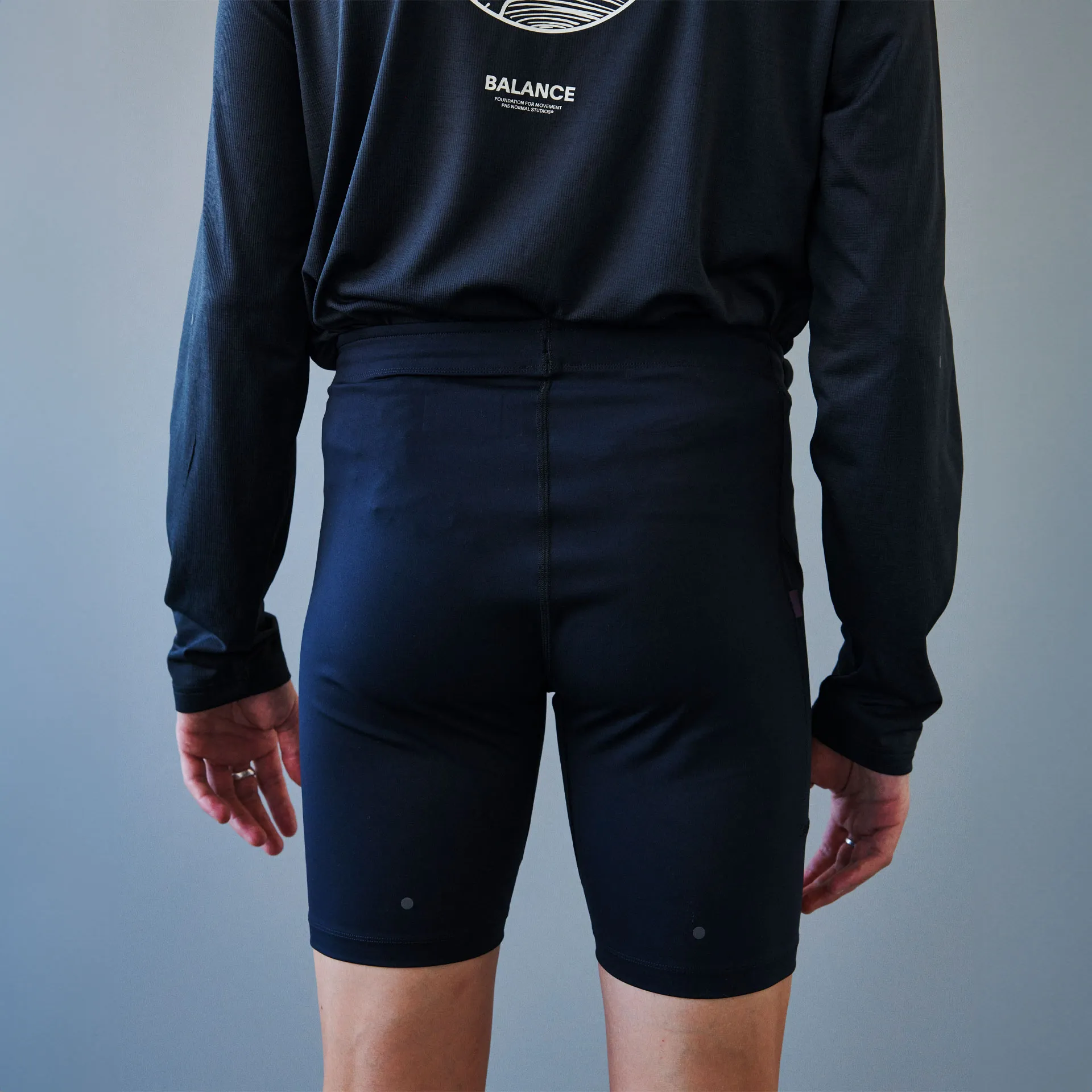Pas Normal Studios Mens Balance Short Tights, Black Pas Normal Studios Mens Balance Short Tights, Black