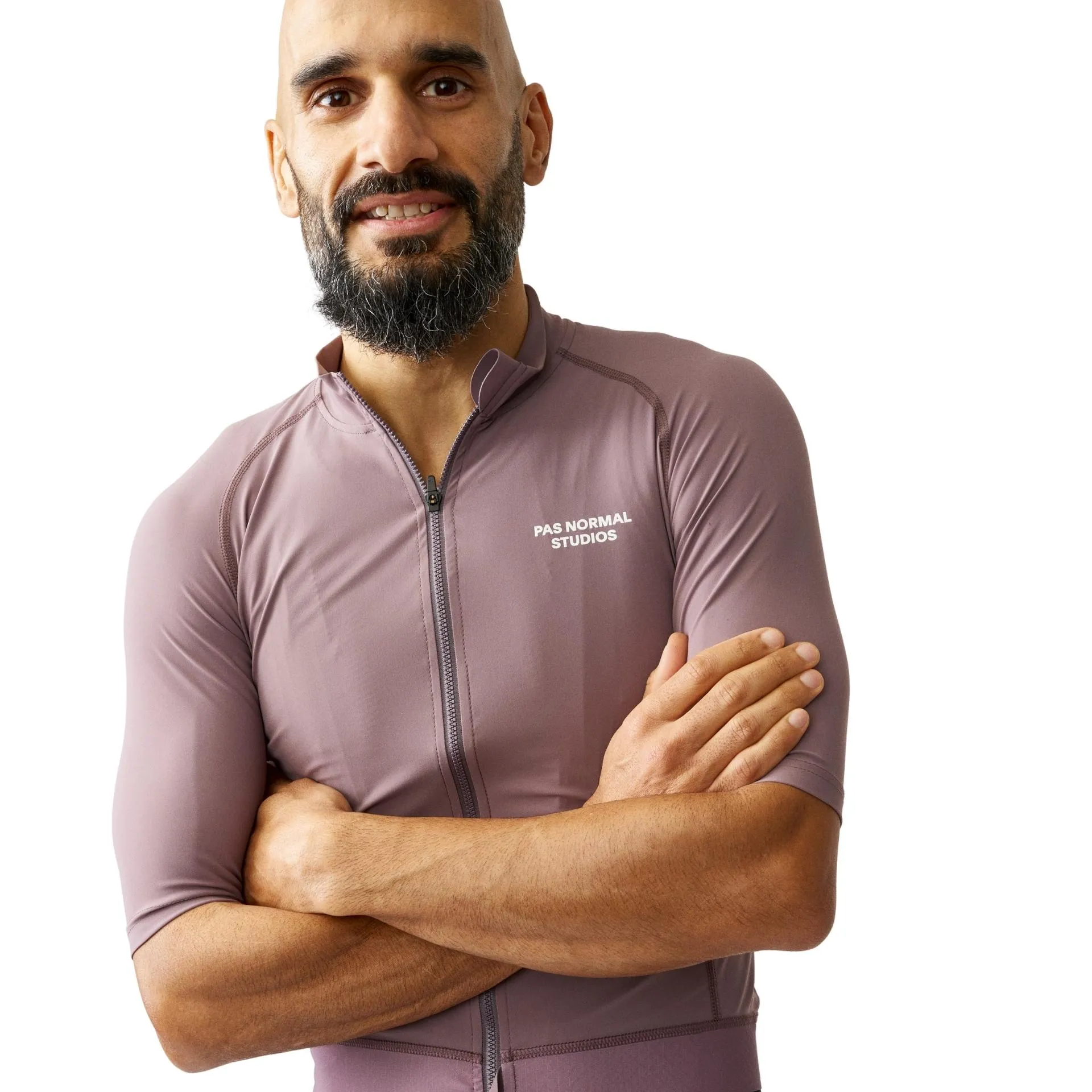Pas Normal Studios Mens Essential Jersey Herren Kurzarm Trikot, Dusty purple