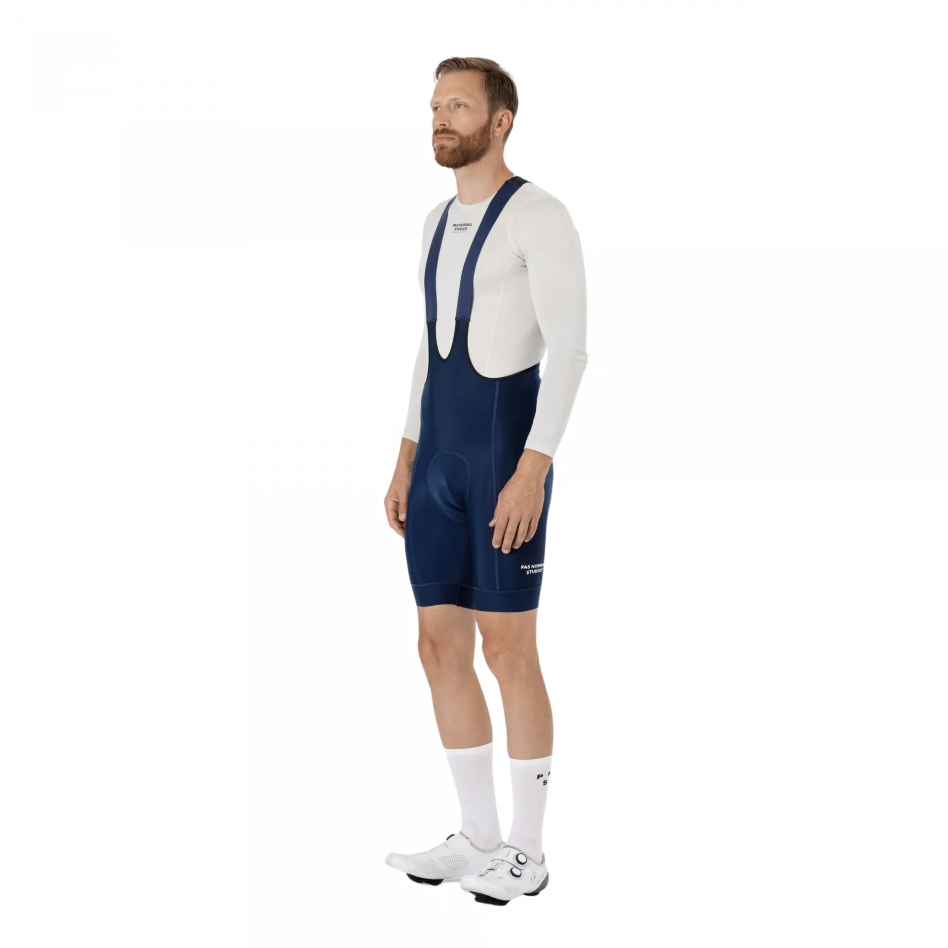Pas Normal Studios Mens Essential Thermal Bibs Warme kurze Herren Trägerhose mit Polster