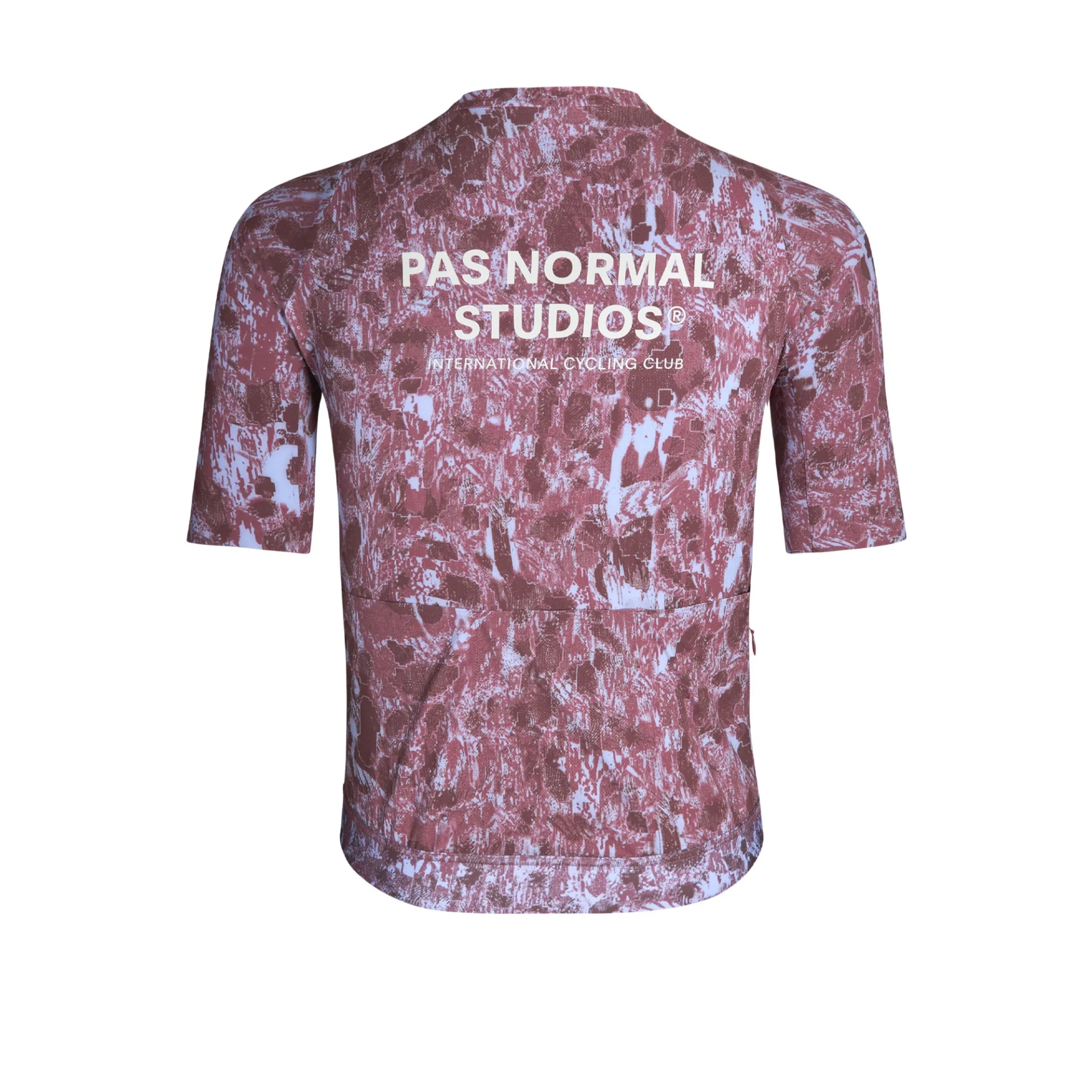 Pas Normal Studios Mens Solitude Late Drop Jersey Herren Late Drop Trikot, Burgundy