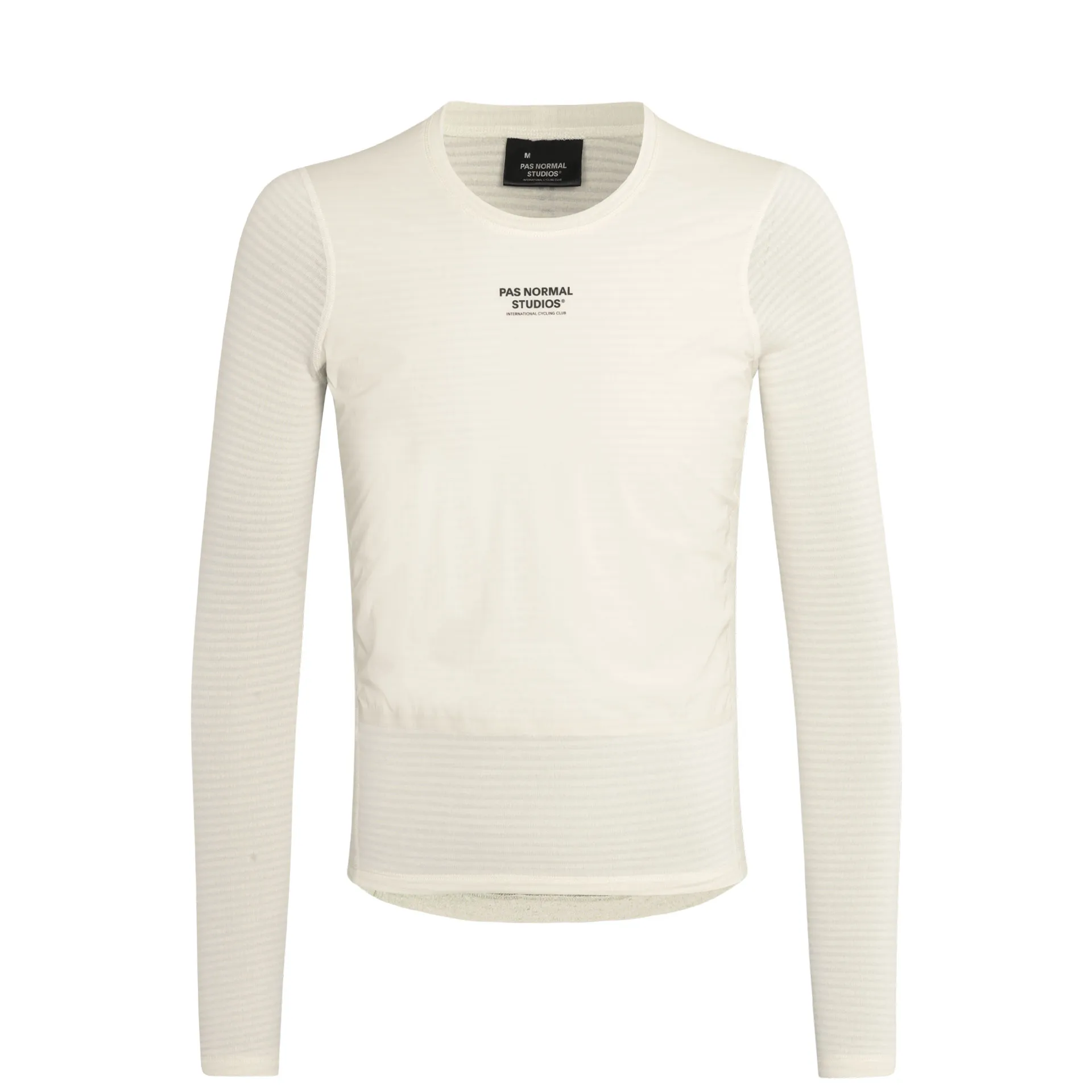 Pas Normal Studios Mens Thermal Windproof Base Layer Funktionsunterhemd mit Windstopper, Off-white Pas Normal Studios Mens Thermal Windproof Base Layer Funktionsunterhemd mit Windstopper, Off-white