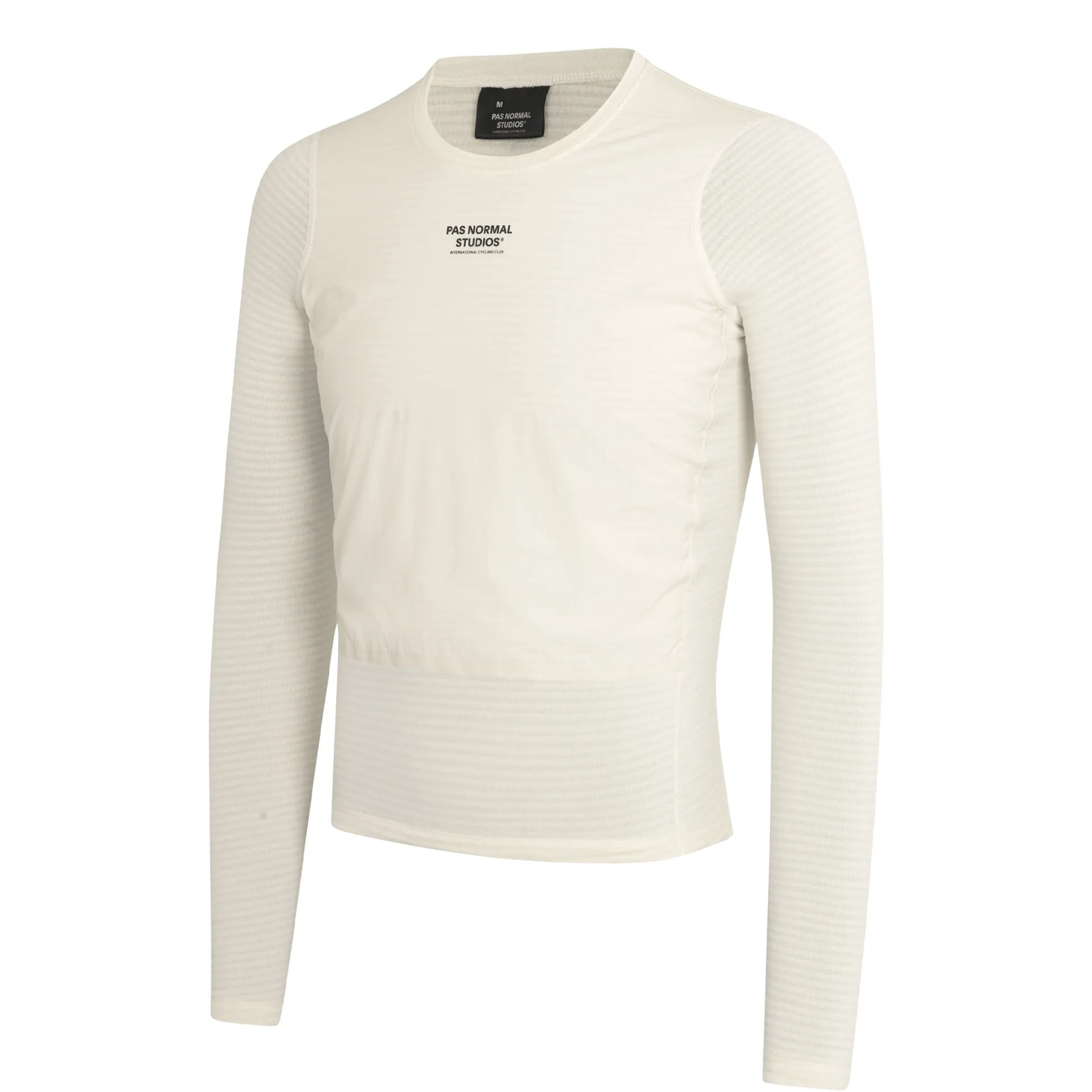 Pas Normal Studios Mens Thermal Windproof Base Layer Funktionsunterhemd mit Windstopper, Off-white Pas Normal Studios Mens Thermal Windproof Base Layer Funktionsunterhemd mit Windstopper, Off-white