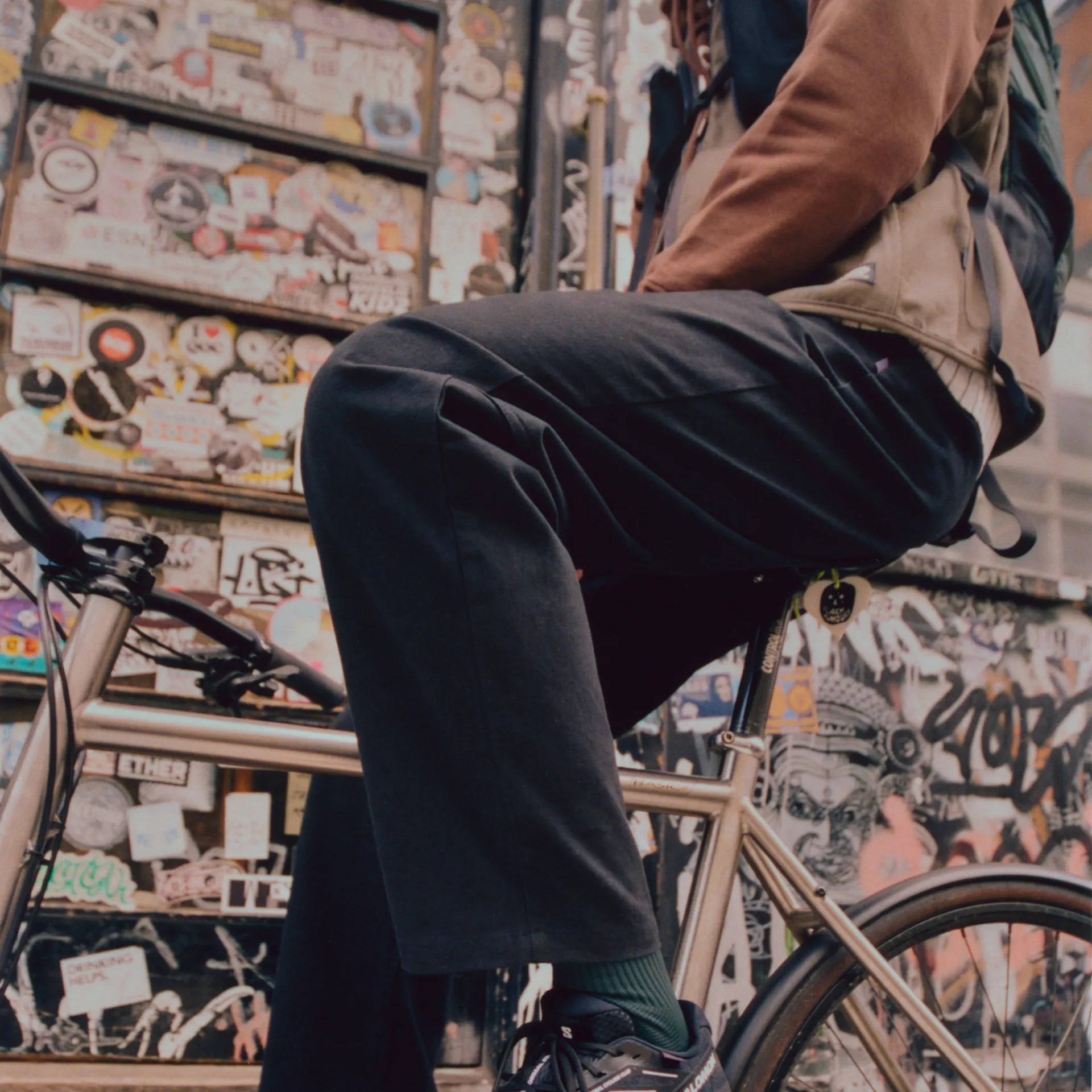 Pas Normal Studios Off Race Cotton Twill Hose