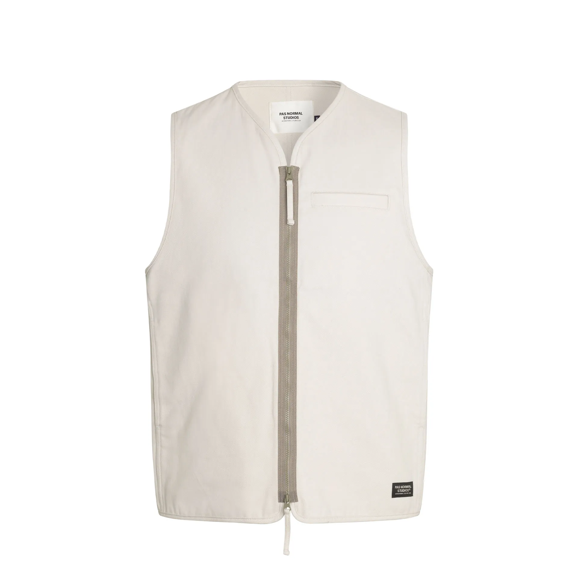 Pas Normal Studios Off-Race Cotton Twill Vest Pas Normal Studios Off-Race Cotton Twill Vest