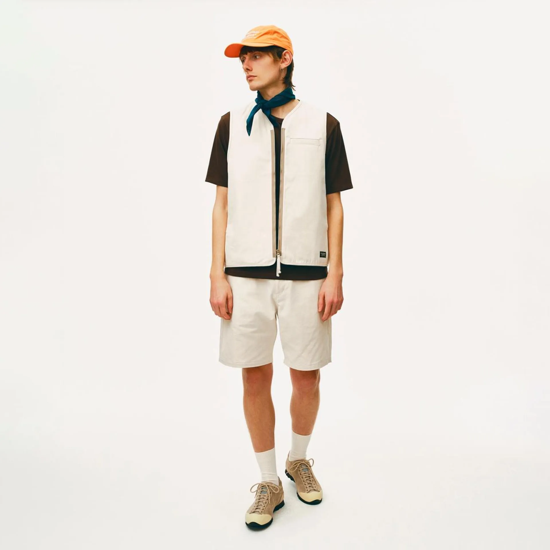 Pas Normal Studios Off-Race Cotton Twill Vest Pas Normal Studios Off-Race Cotton Twill Vest