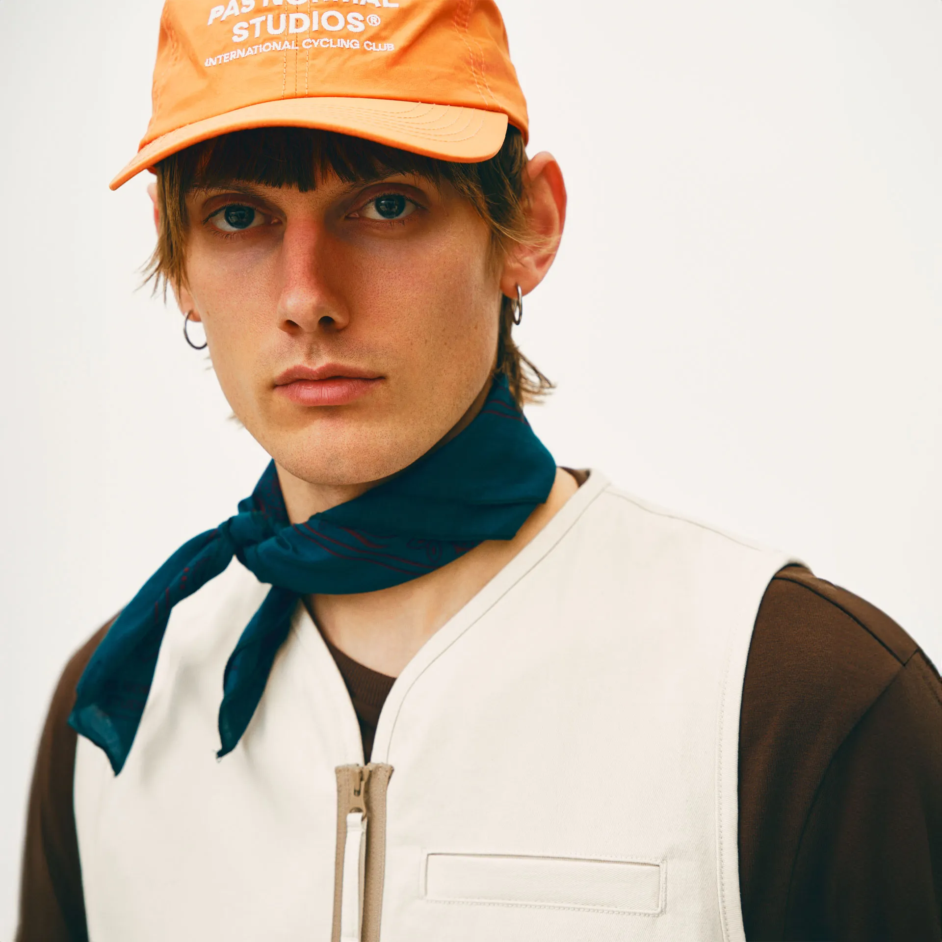 Pas Normal Studios Off-Race Cotton Twill Vest Pas Normal Studios Off-Race Cotton Twill Vest
