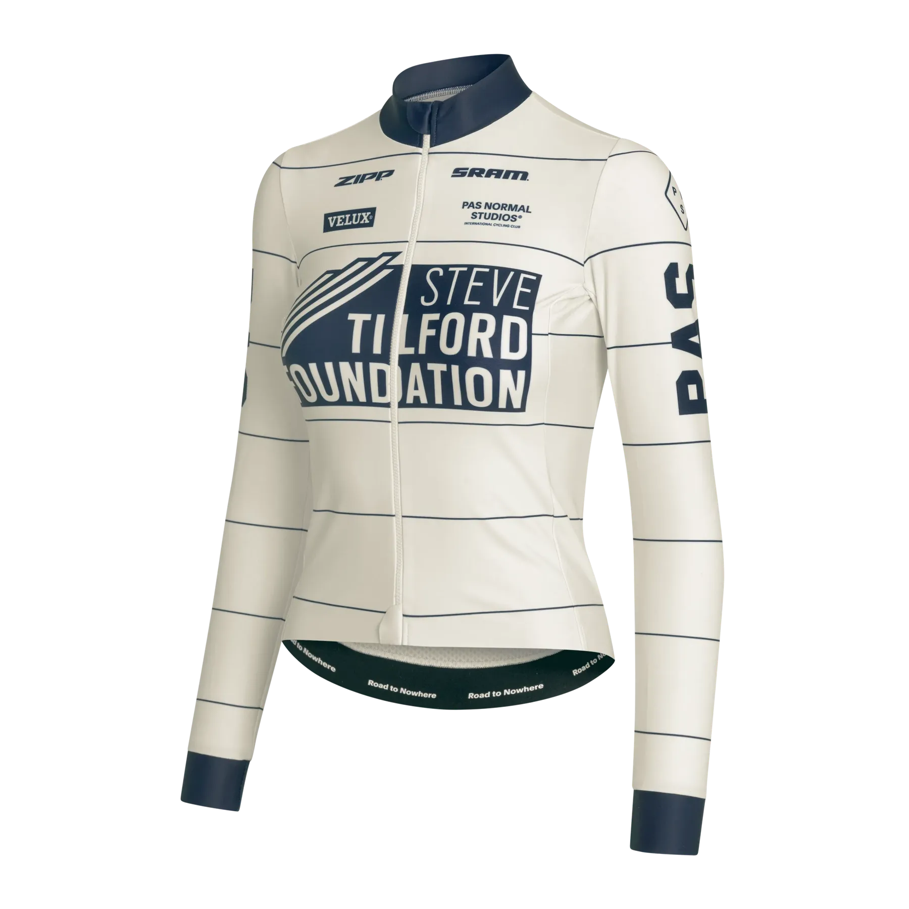 Pas Normal Studios STFR Mechanism Damen Langarmtrikot, Off white Pas Normal Studios STFR Mechanism Damen Langarmtrikot, Off white