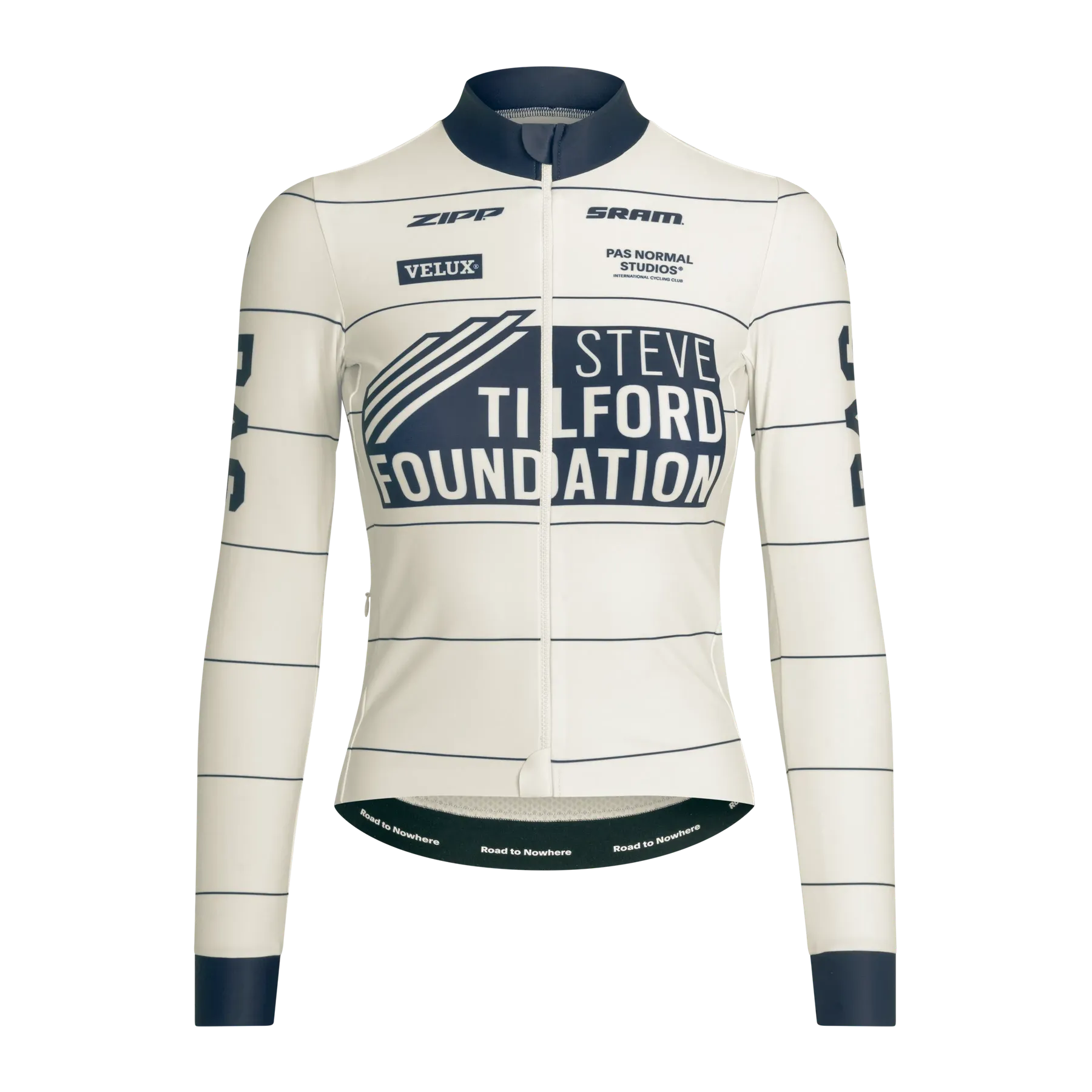 Pas Normal Studios STFR Mechanism Damen Langarmtrikot, Off white Pas Normal Studios STFR Mechanism Damen Langarmtrikot, Off white