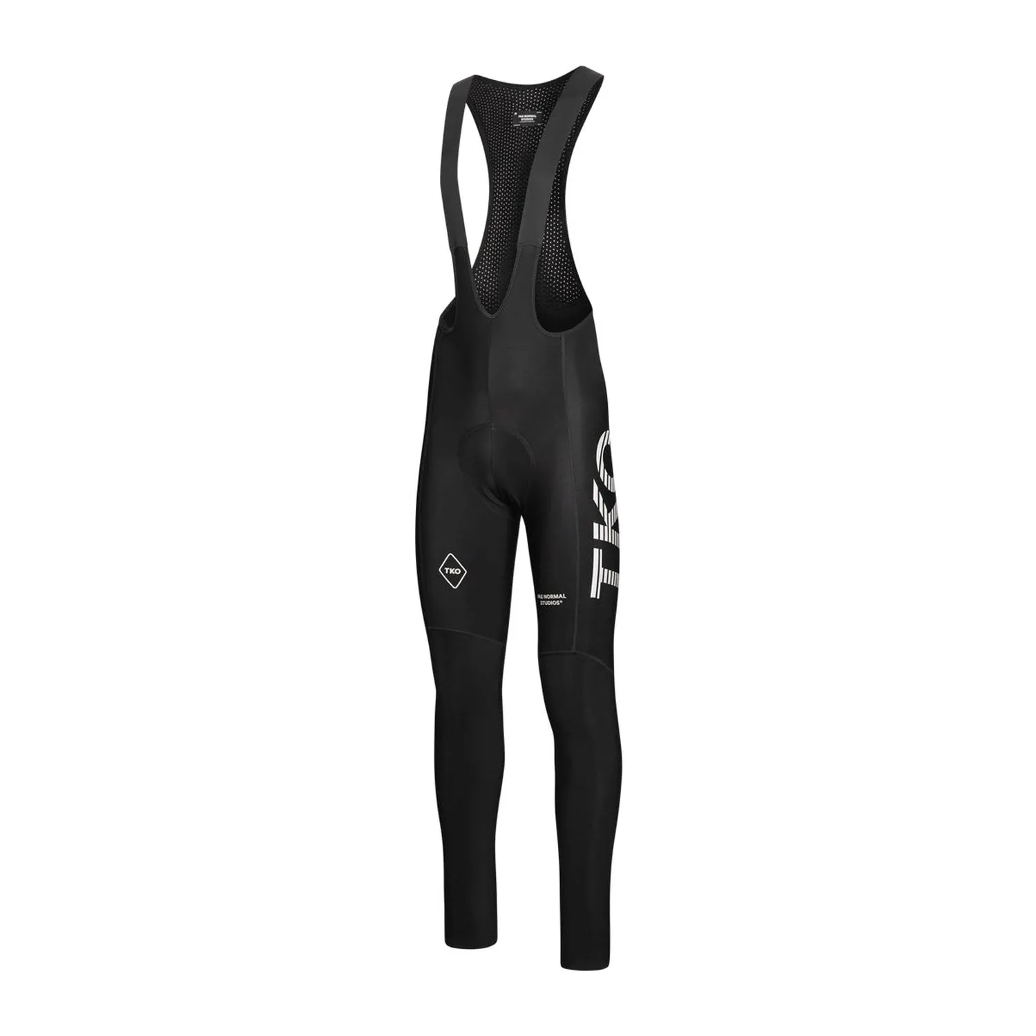 Pas Normal Studios TKO Essential Thermal Lange Trägerhose AW24, Schwarz