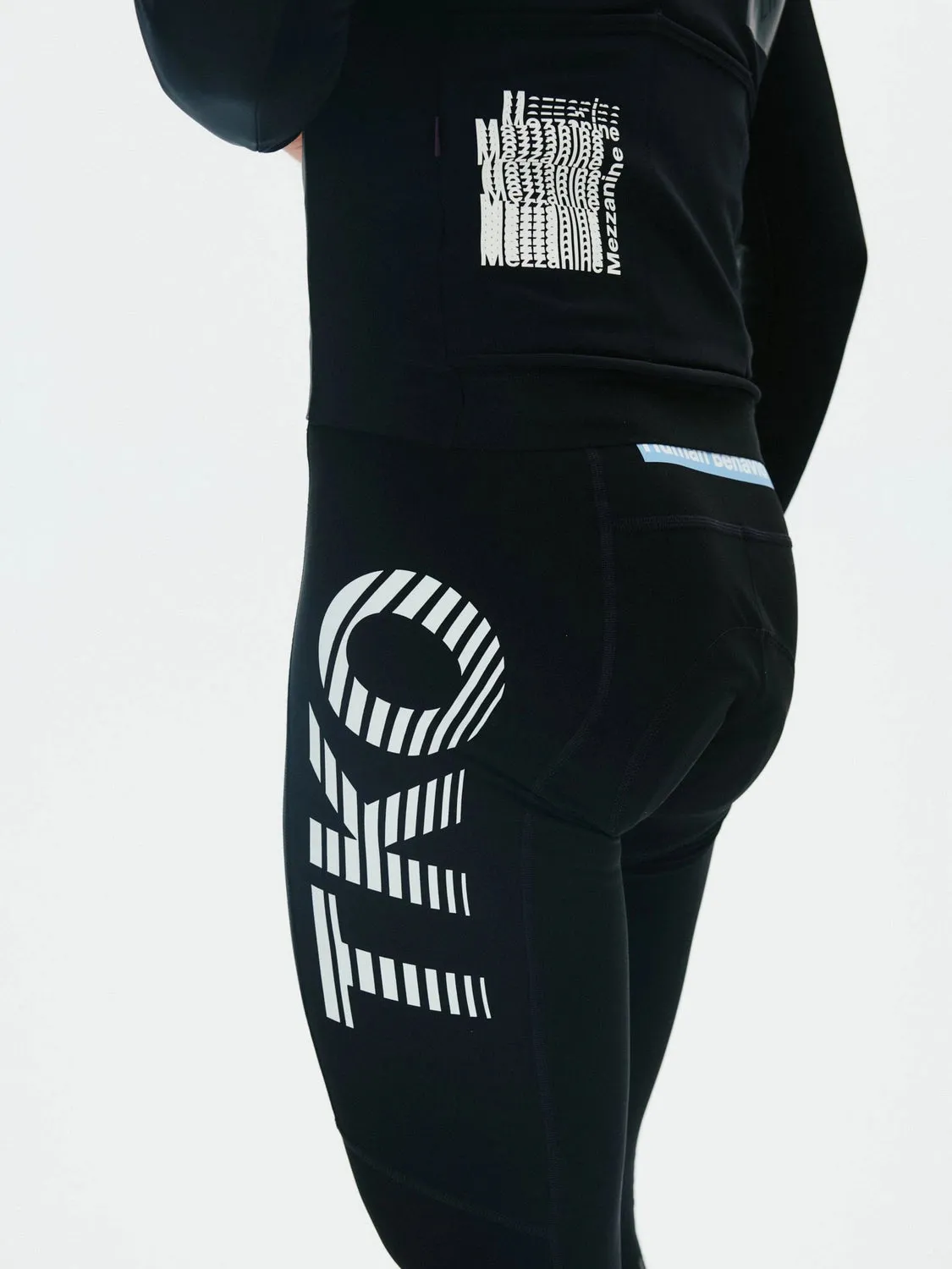 Pas Normal Studios TKO Essential Thermal Lange Trägerhose AW24, Schwarz