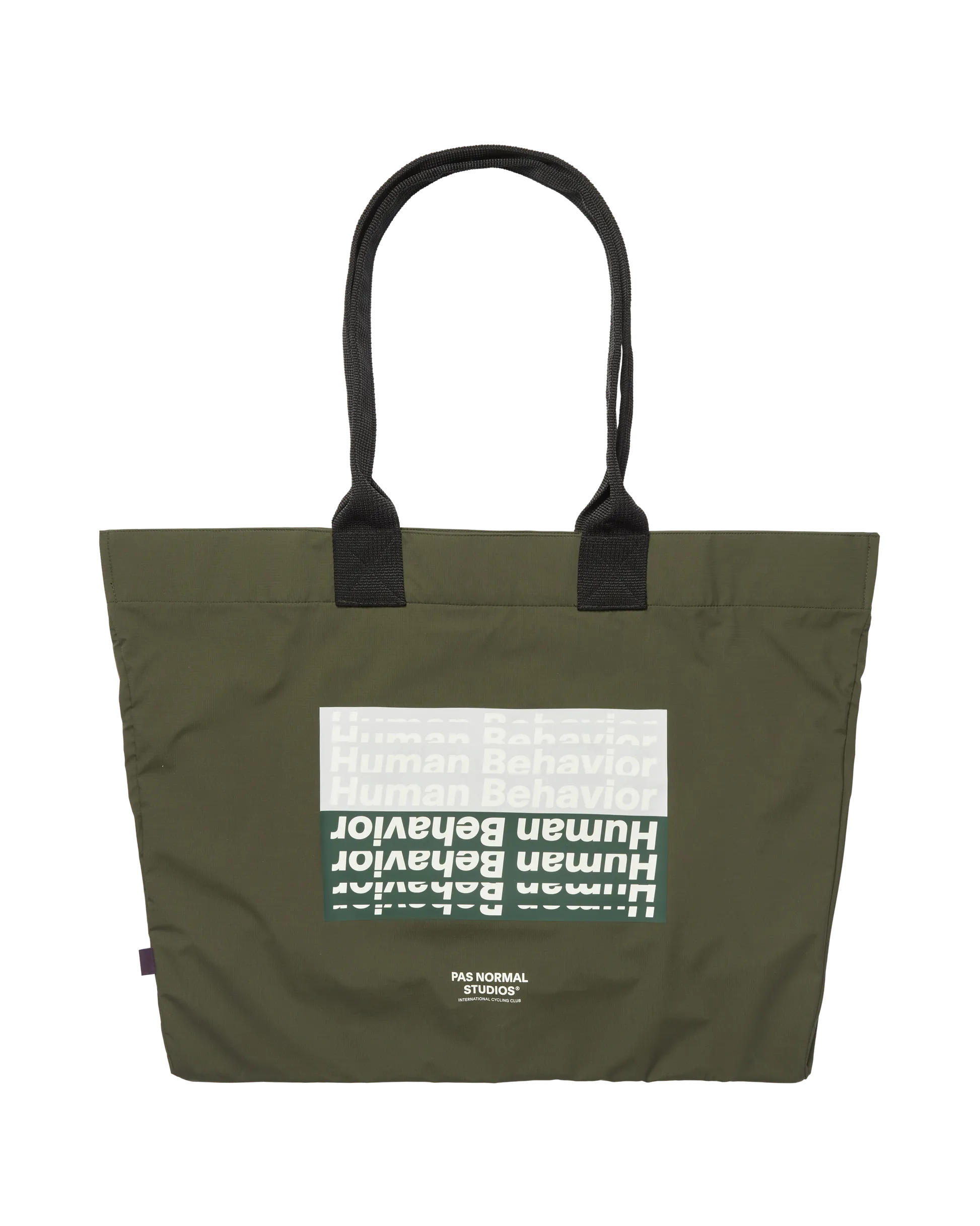 Pas Normal Studios TKO Shield Tote Bag AW24, Olive Pas Normal Studios TKO Shield Tote Bag AW24, Olive