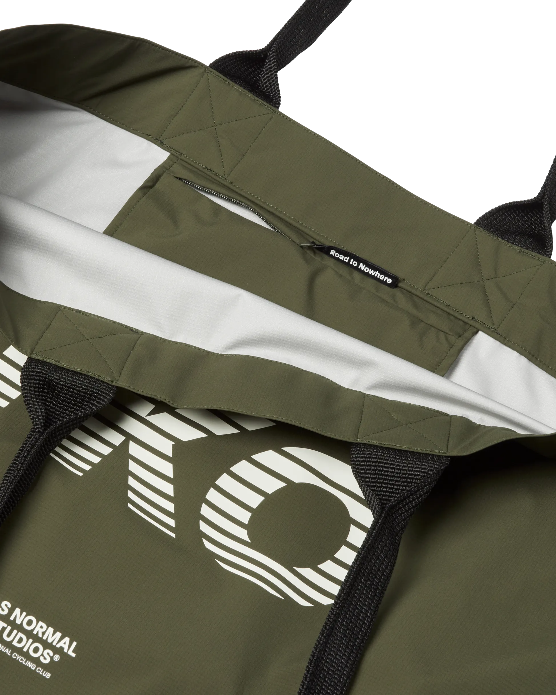 Pas Normal Studios TKO Shield Tote Bag AW24, Olive Pas Normal Studios TKO Shield Tote Bag AW24, Olive