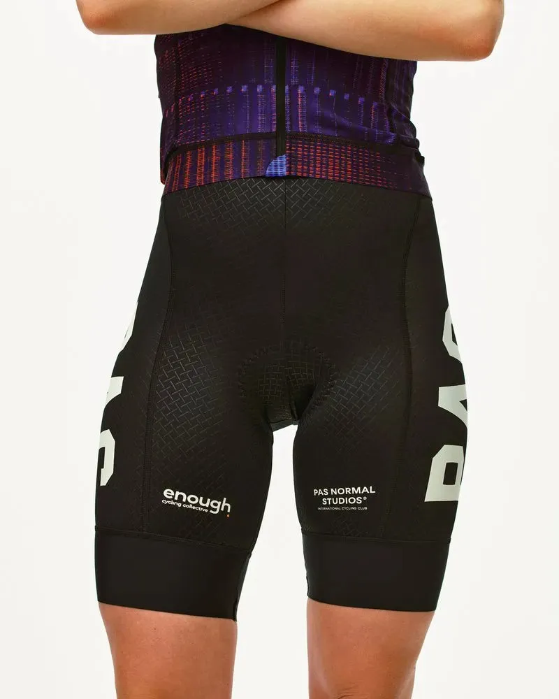 Pas Normal Studios x ENOUGH Mechanism Damen Trägerhose, Schwarz