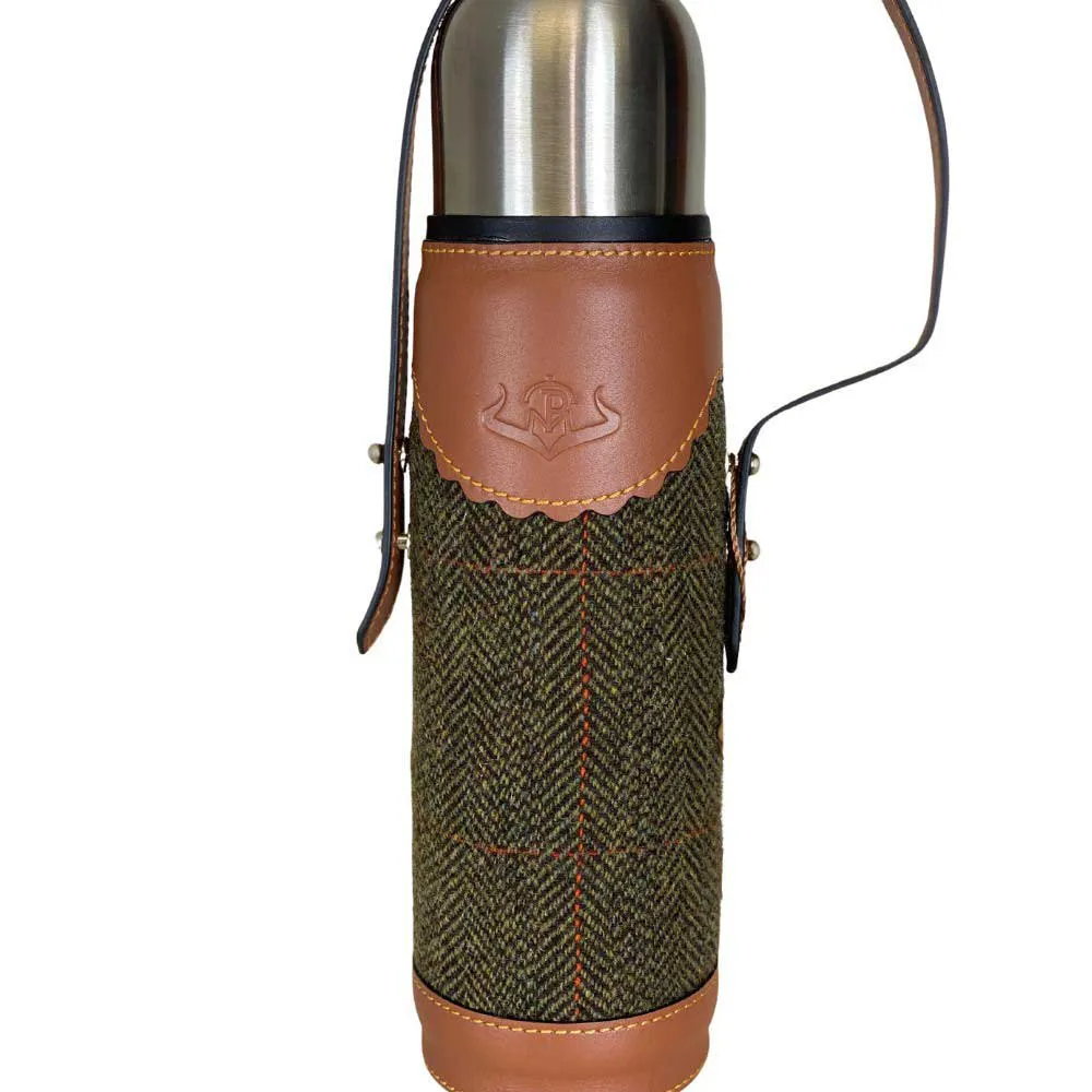 Pasion Morena Tweed G Thermosflasche, Khaki / camel, One Size Pasion Morena Tweed G Thermosflasche, Khaki / camel, One Size