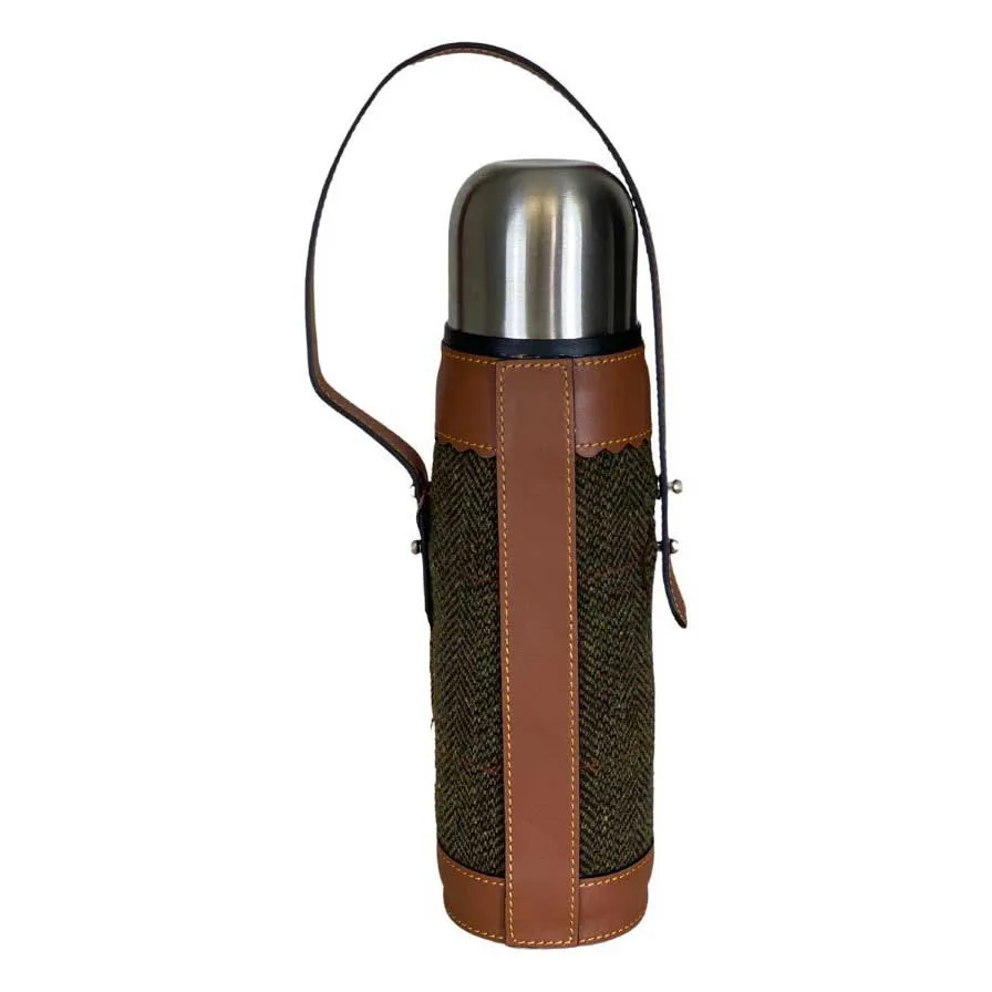 Pasion Morena Tweed G Thermosflasche, Khaki / camel, One Size Pasion Morena Tweed G Thermosflasche, Khaki / camel, One Size
