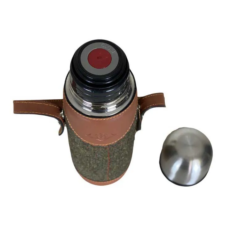 Pasion Morena Tweed G Thermosflasche, Khaki / camel, One Size Pasion Morena Tweed G Thermosflasche, Khaki / camel, One Size