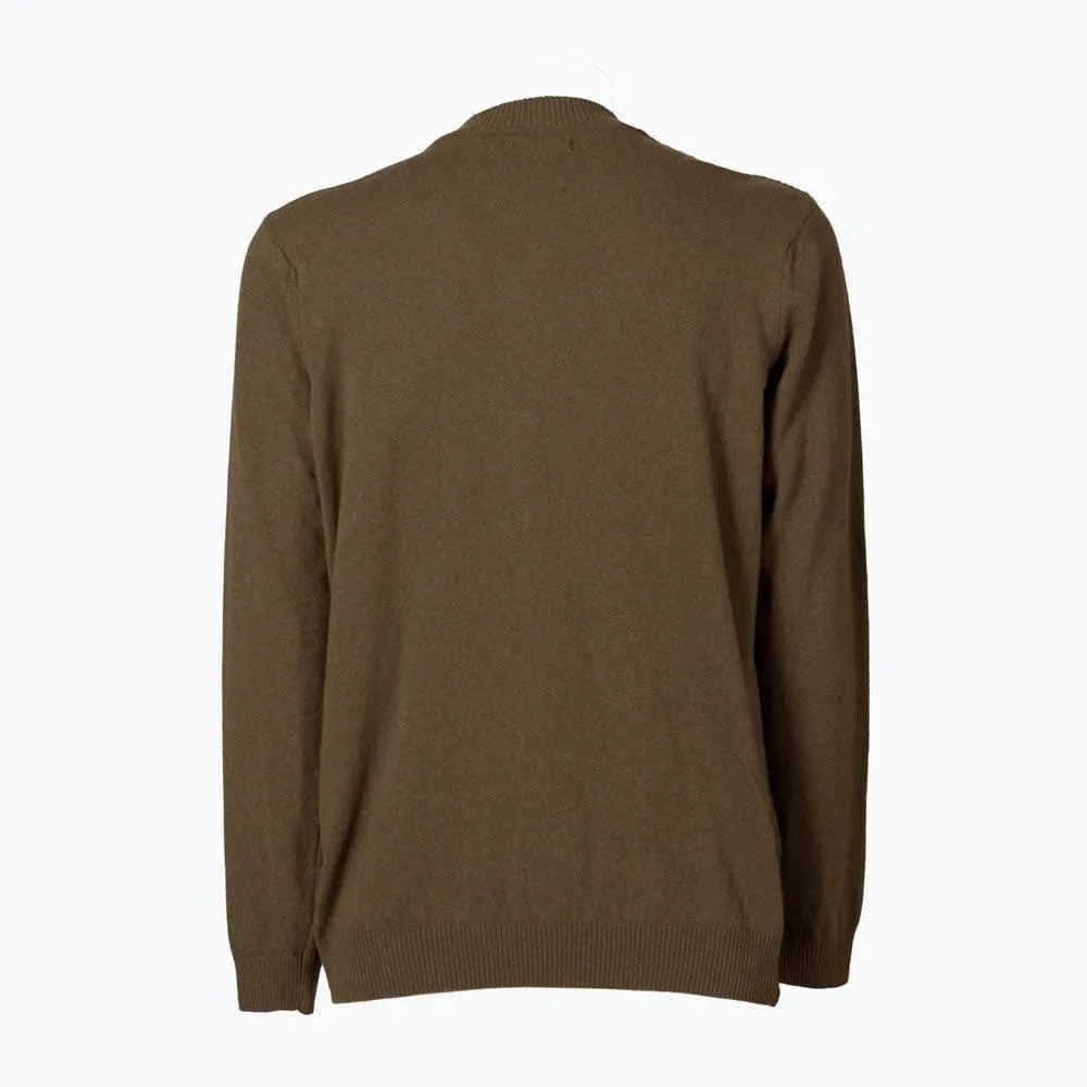 Pasion Morena Zip Round Neck Pullover, Green Pasion Morena Zip Round Neck Pullover, Green