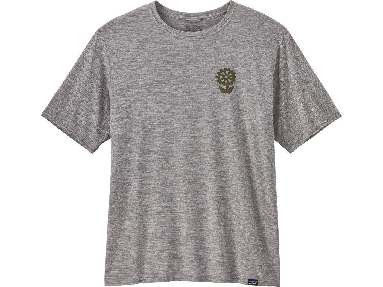 Patagonia Capilene Cool Daily Graphic Lands T-Shirt, Grau