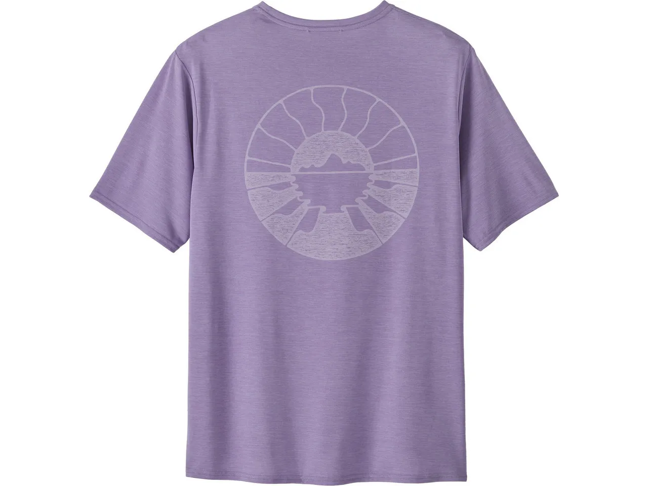 Patagonia Capilene Cool Daily Graphic Water T-Shirt, Lila