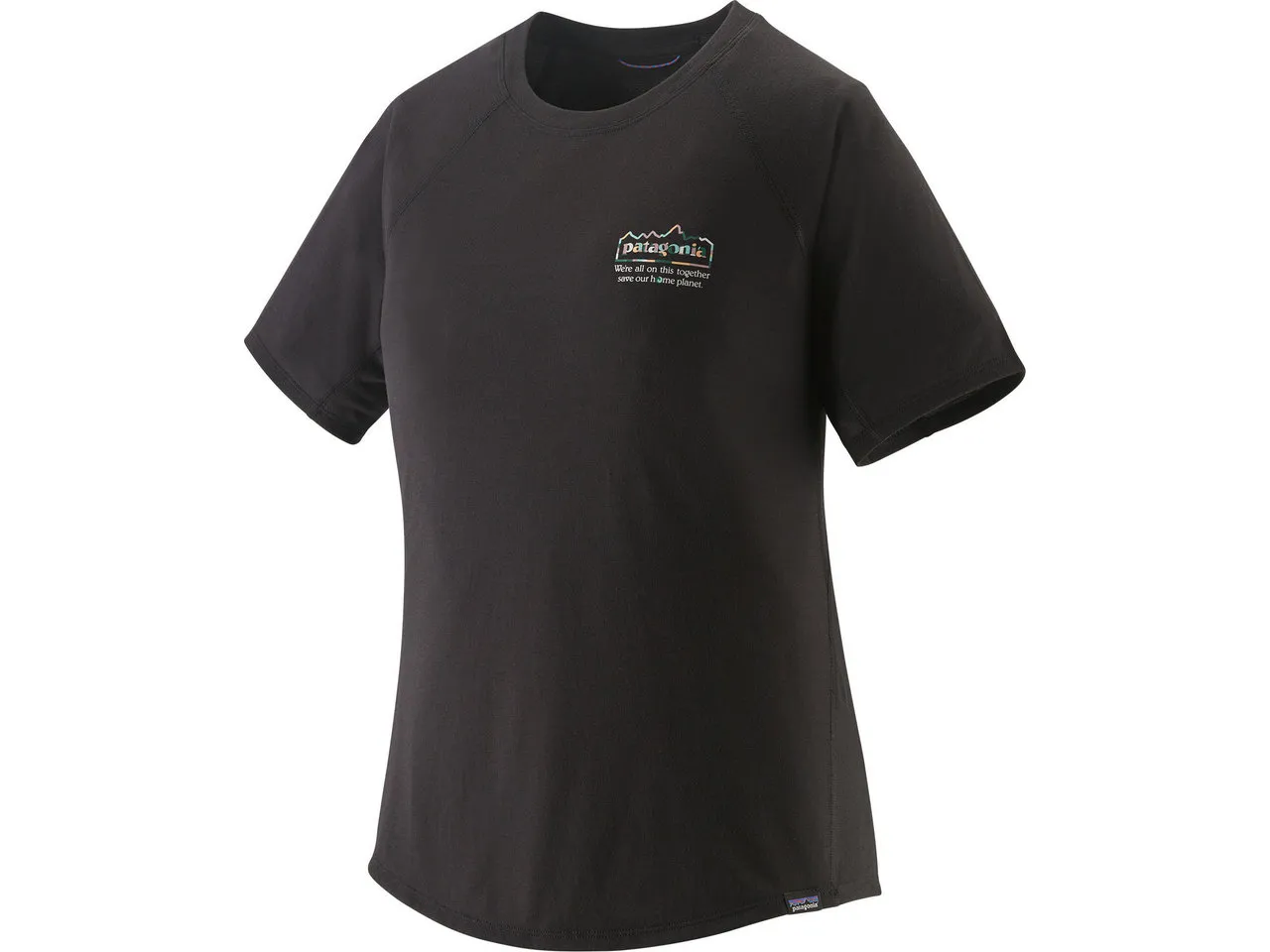 Patagonia Capilene Cool Trail Graphic Damen Shirt, Schwarz Patagonia Capilene Cool Trail Graphic Damen Shirt, Schwarz