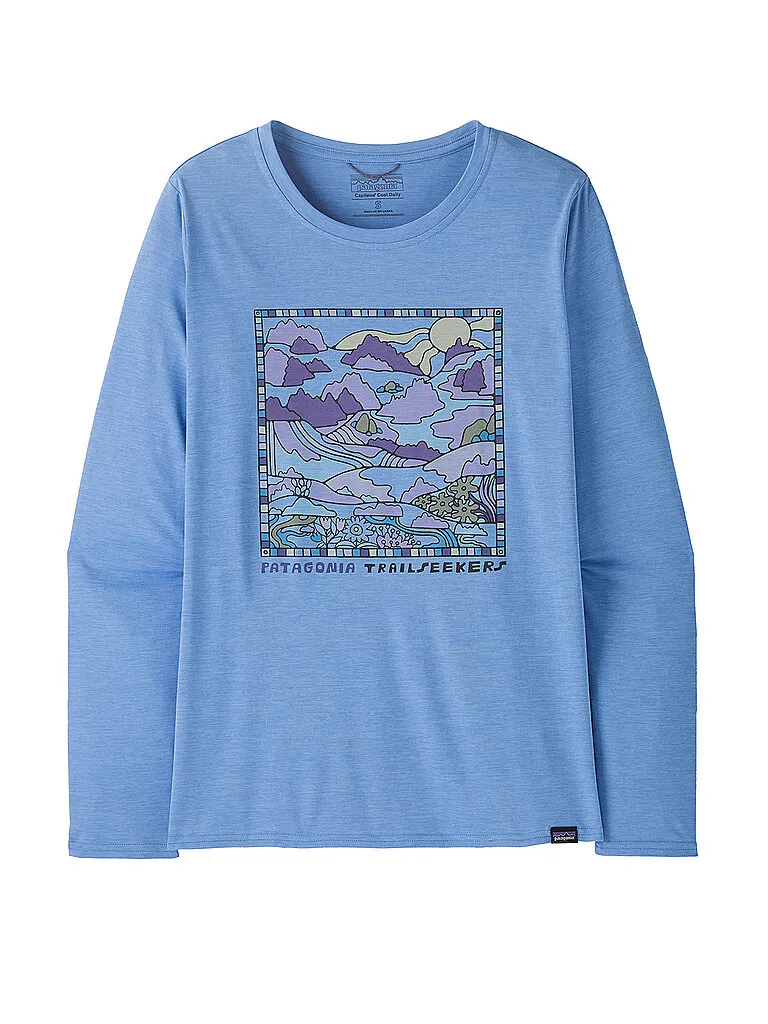 Patagonia Damen Funktionsshirt Capilene® Cool Daily Graphic hellblau
