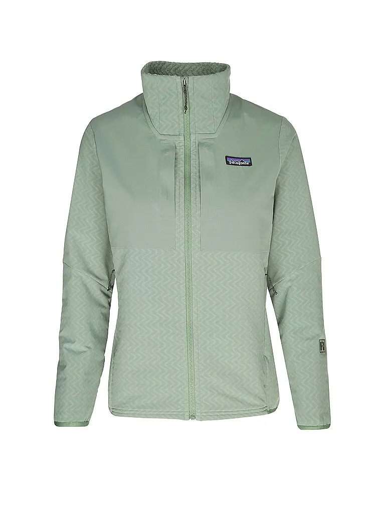 Patagonia Damen Softshelljacke R2 Cross Strata Hoodie, Grün Patagonia Damen Softshelljacke R2 Cross Strata Hoodie, Grün