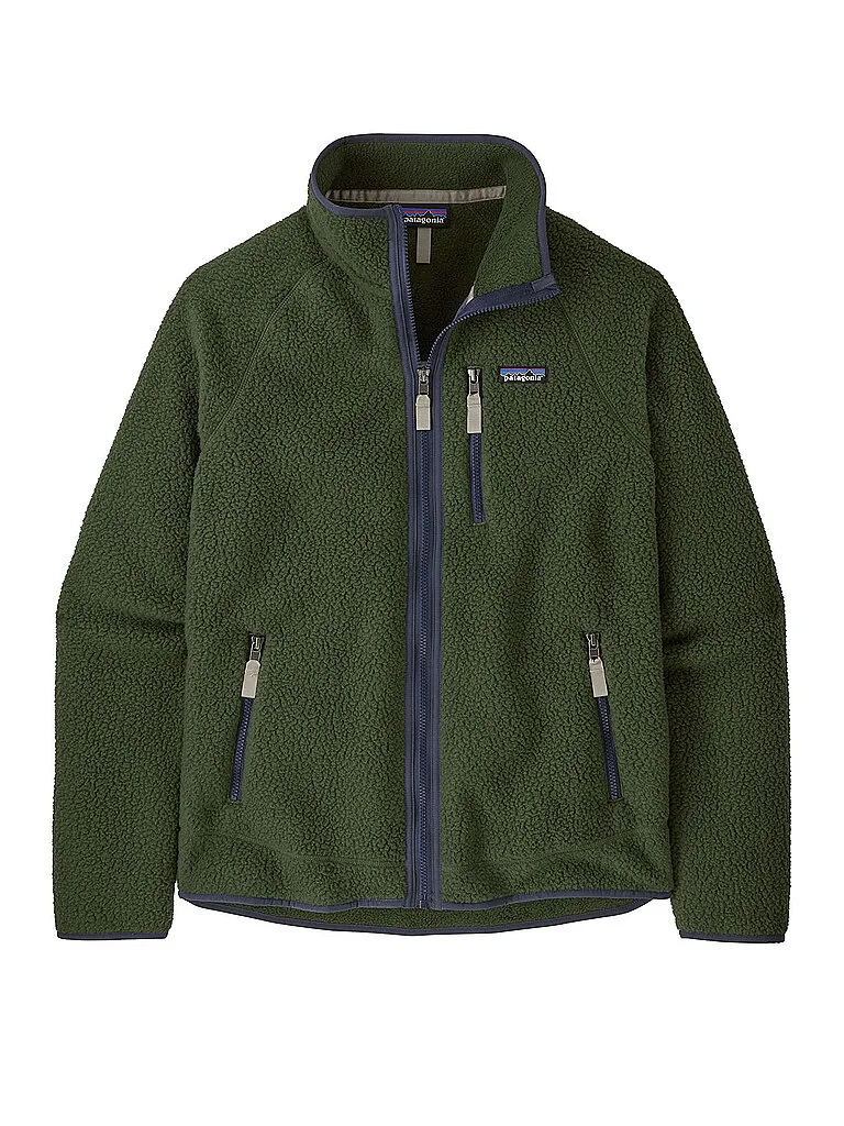 Patagonia Herren Fleecejacke Retro Pile, Dunkelgrün Patagonia Herren Fleecejacke Retro Pile, Dunkelgrün