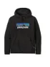Patagonia Herren Hoodie P-6 Logo Uprisal, Schwarz