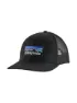 Patagonia Herren Kappe P-6 Logo Trucker, Schwarz