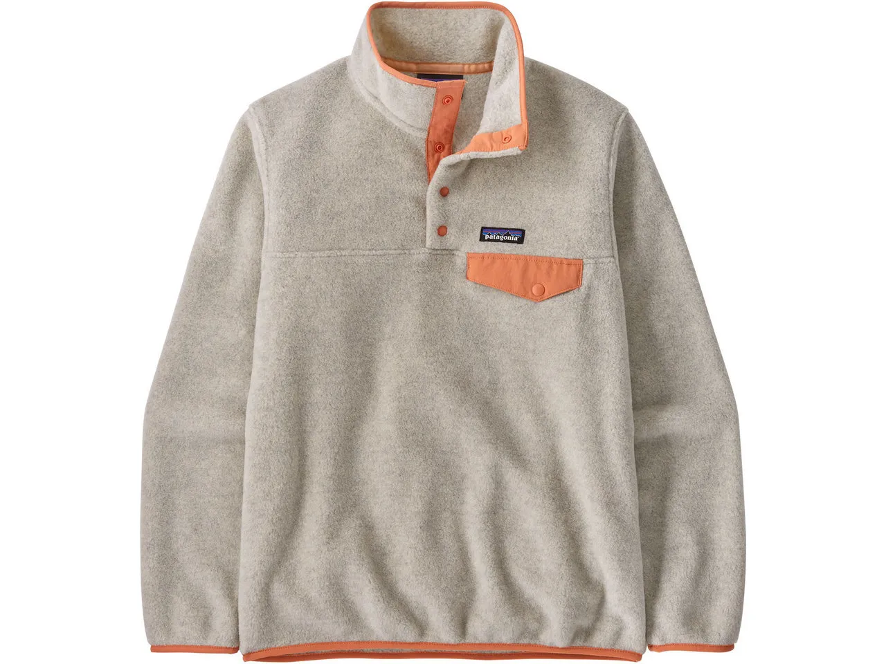 Patagonia Lightweight Synchilla Snap-T Fleece Damen Pullover, Braun Patagonia Lightweight Synchilla Snap-T Fleece Damen Pullover, Braun