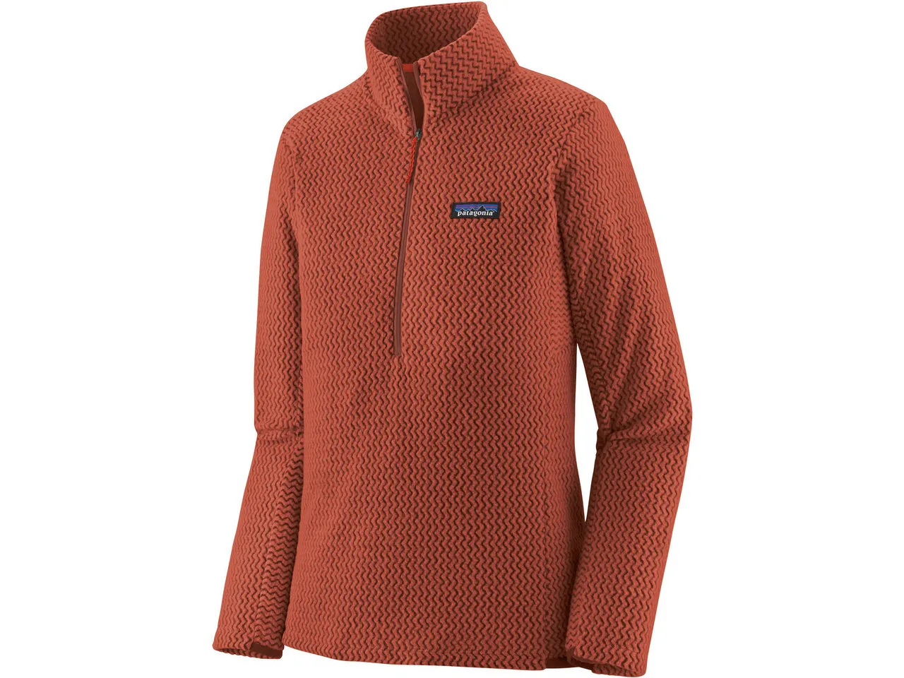 Patagonia R1 Air Zip Neck Damen Pullover, Burnished red Patagonia R1 Air Zip Neck Damen Pullover, Burnished red