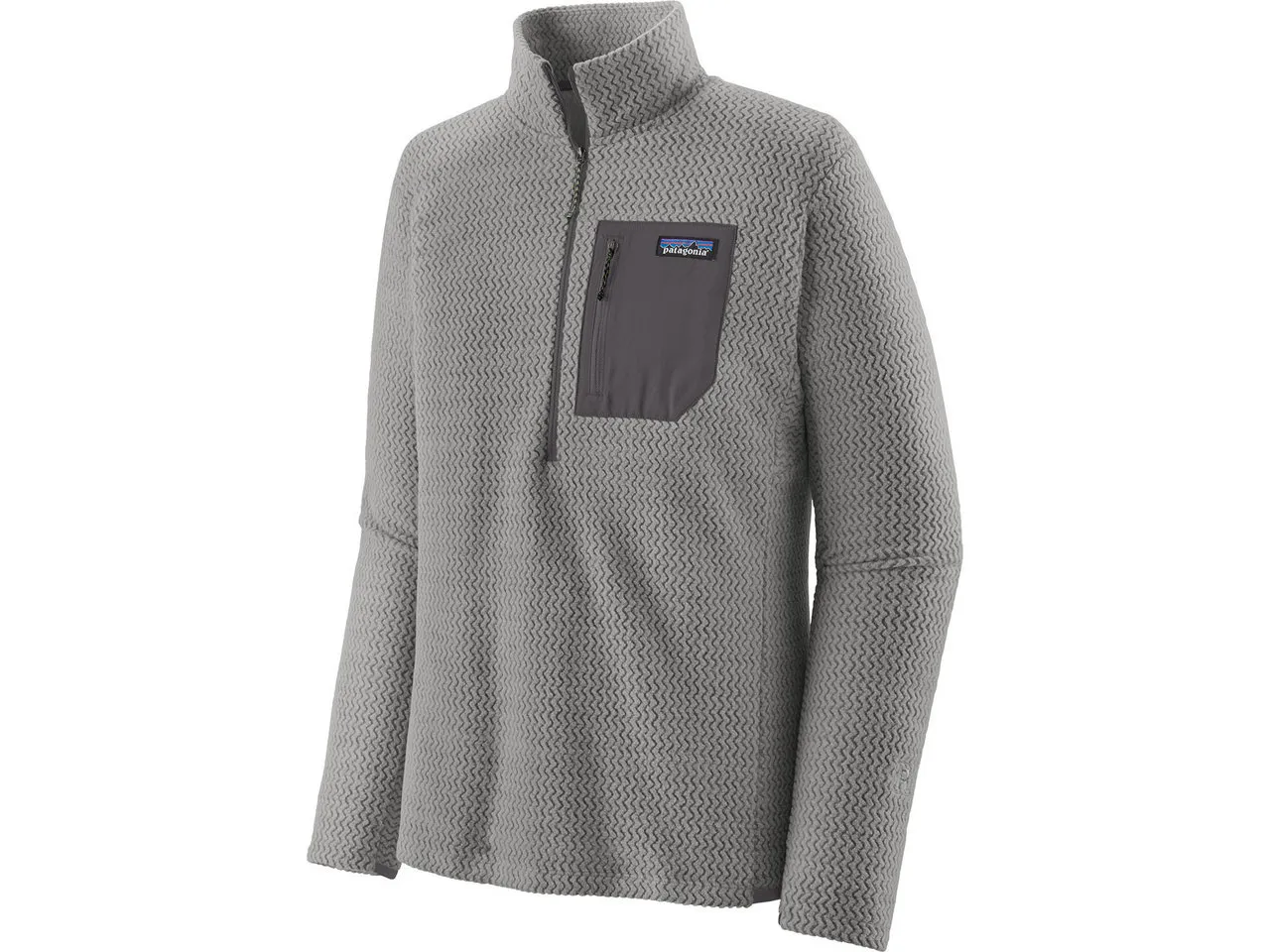 Patagonia R1 Air Zip Neck Pullover, Grau Patagonia R1 Air Zip Neck Pullover, Grau