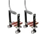 Paul Component Motolite V-Brake Long Pull v+h Set Felgenbremse, Schwarz