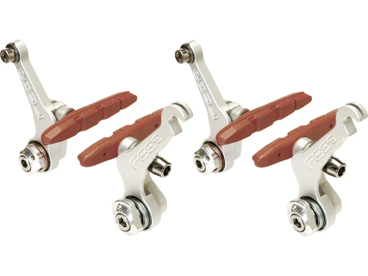 Paul Component Touring Cantilever Short Pull v+h Set Felgenbremse, Grau Paul Component Touring Cantilever Short Pull v+h Set Felgenbremse, Grau