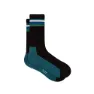 Paul Smith Alfonzo Stripe Socken, Teal / schwarz