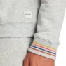Paul Smith Artist Stripe Cuff LS Top, Grey, L