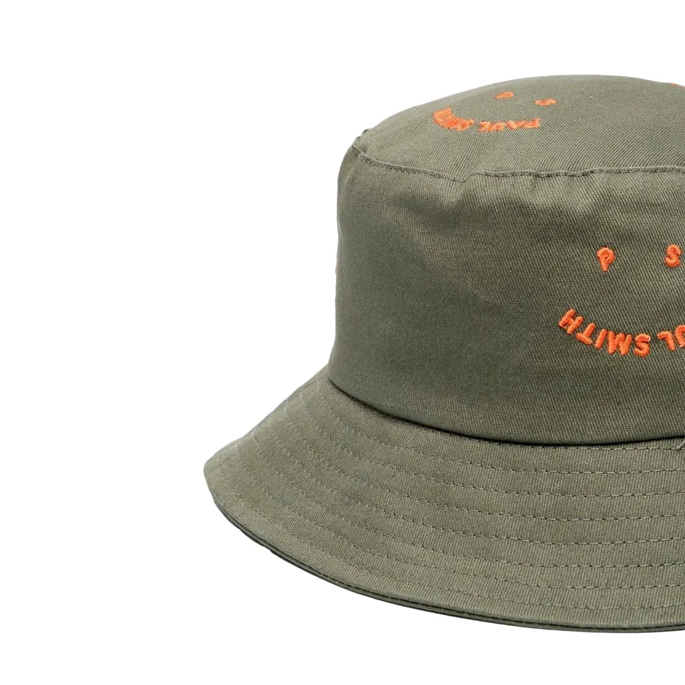 Paul Smith Bucket Kappe Happy, Military grün Paul Smith Bucket Kappe Happy, Military grün