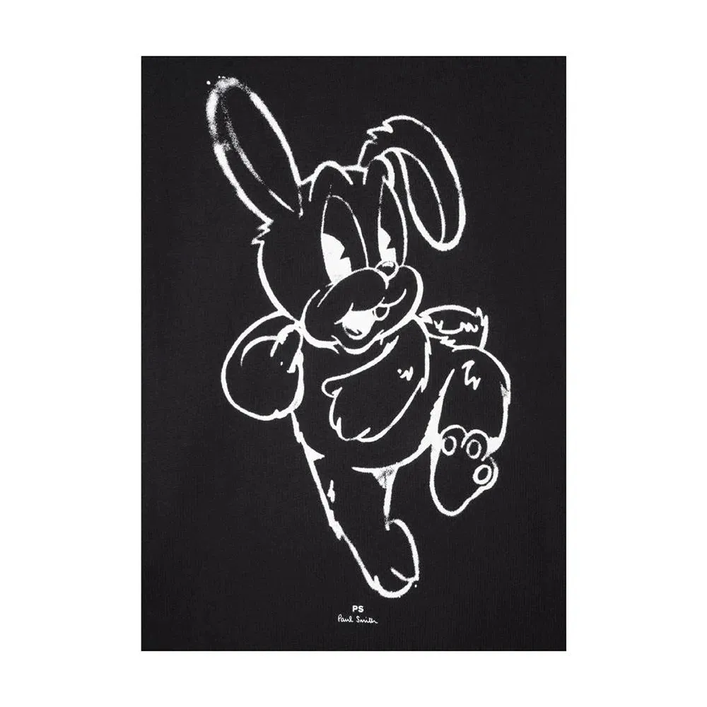 Paul Smith Chalk Rabbit Tshirt, Schwarz, S Paul Smith Chalk Rabbit Tshirt, Schwarz, S