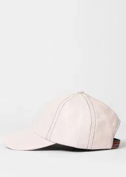 Paul Smith Leather Kappe, Weiß Paul Smith Leather Kappe, Weiß