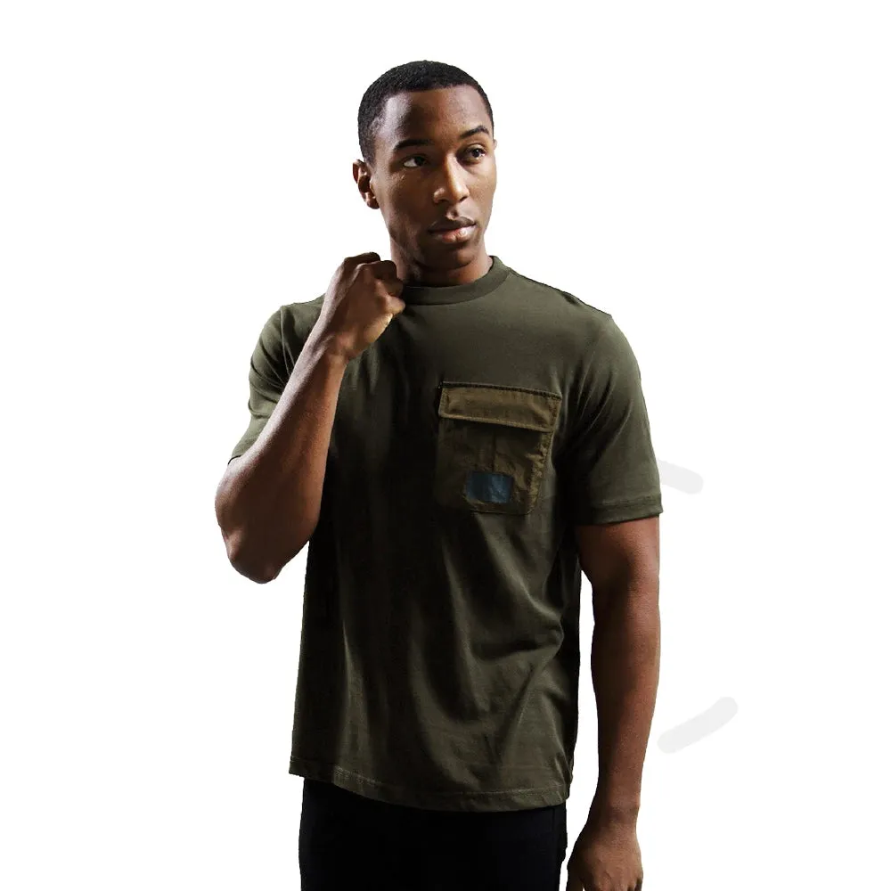 Paul Smith TShirt SS Reg Fit Pocket, Olive, L Paul Smith TShirt SS Reg Fit Pocket, Olive, L