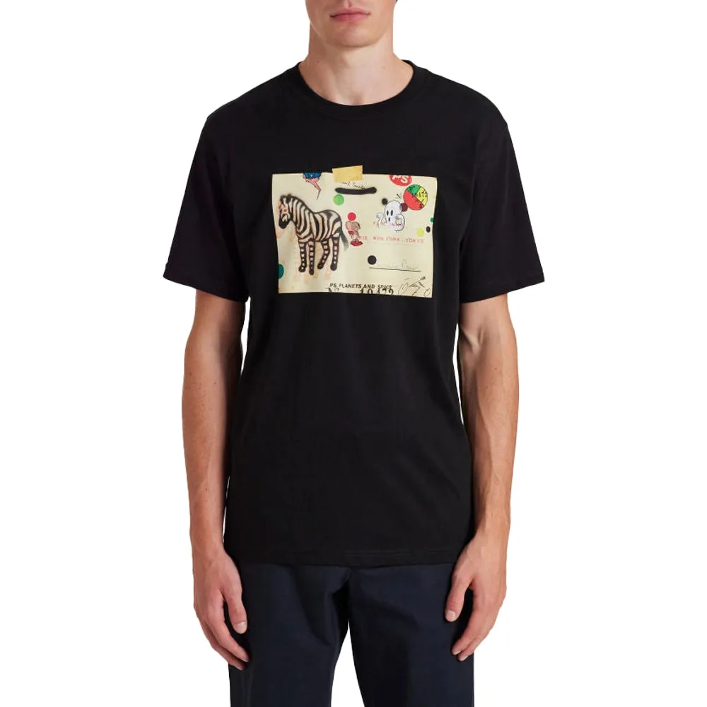 Paul Smith TShirt SS Reg Fit Zebra Card