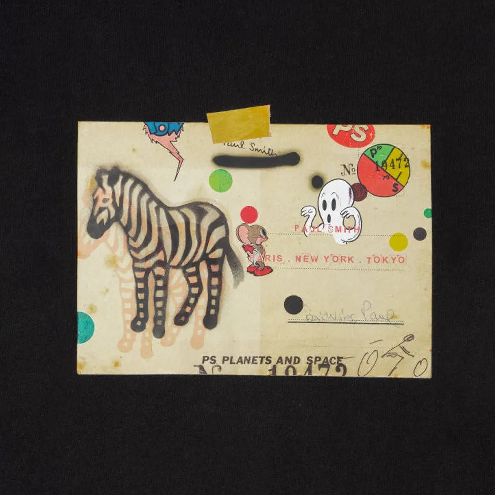 Paul Smith TShirt SS Reg Fit Zebra Card
